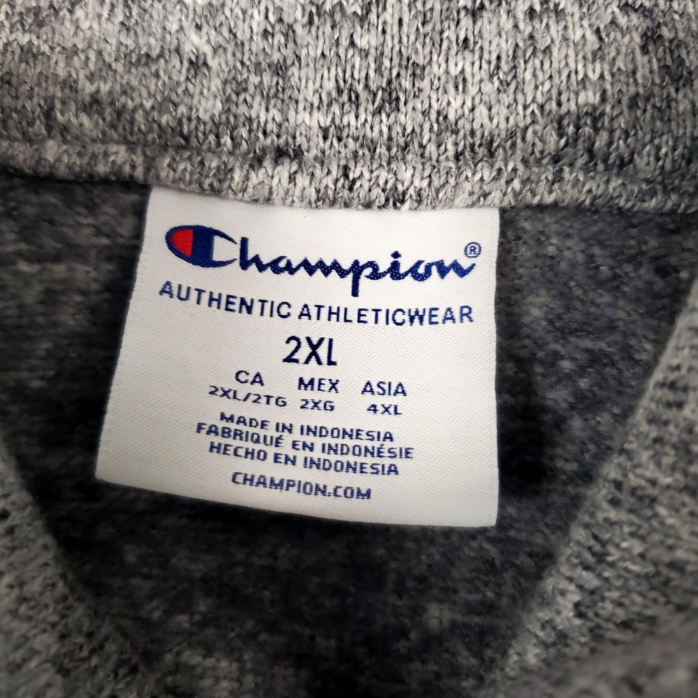 Champion FSU Seminoles Women's Quarter Zip Fleece Pullover Gray size 2XL - Picture 8 of 10